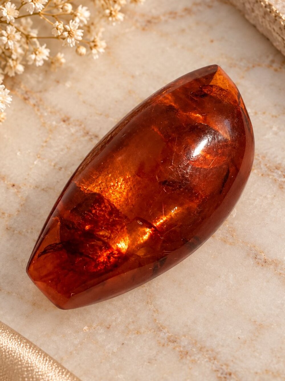 Vintage Genuine Amber Brooch | Statement Chunky Natural Amber Pin